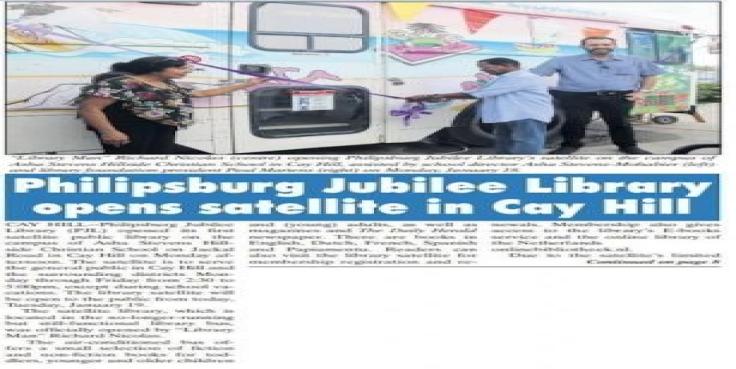 THE BOOK BUS - Philipsburg Jubilee Library on wheels brings books closer to community